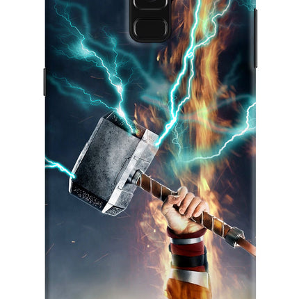 Thor Hammer Mjolnir Samsung A8 plus Hard Case Back Cover by Casekaro