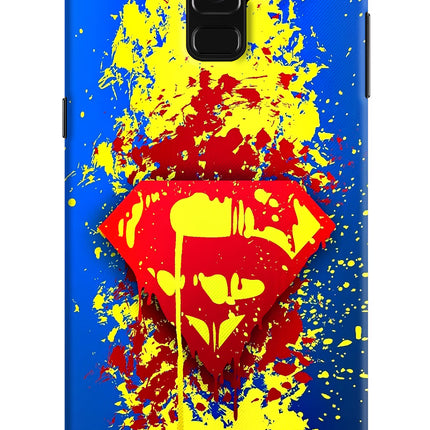Superman logo Samsung A8 plus Hard Case Back Cover by Casekaro