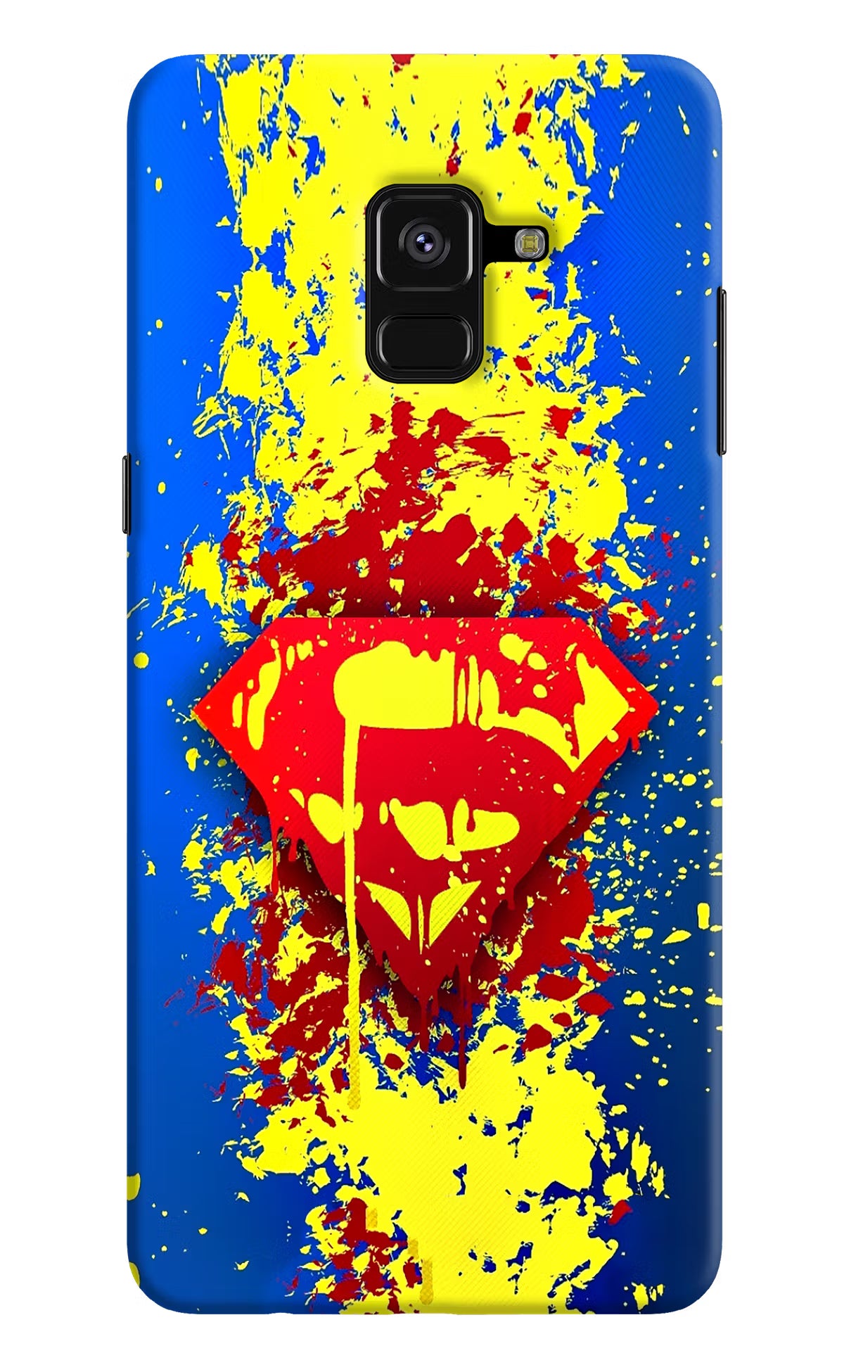 Superman logo Samsung A8 plus Hard Case Back Cover by Casekaro