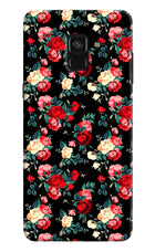 Rose Pattern Samsung A8 plus Hard Case Back Cover by Casekaro
