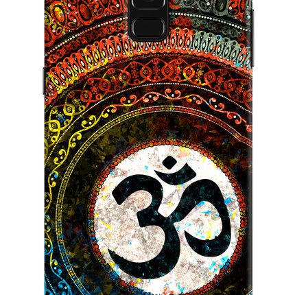 Om Cultural Samsung A8 plus Hard Case Back Cover by Casekaro