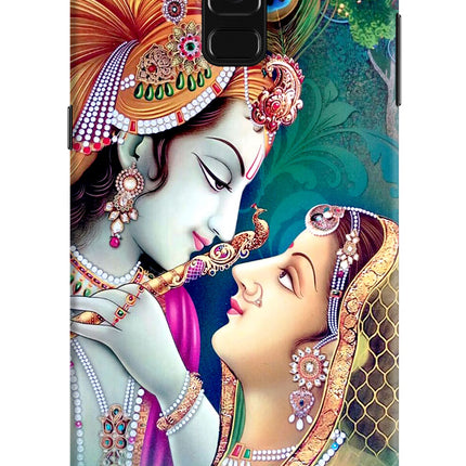 Lord Radha Krishna Samsung A8 plus Hard Case Back Cover by Casekaro