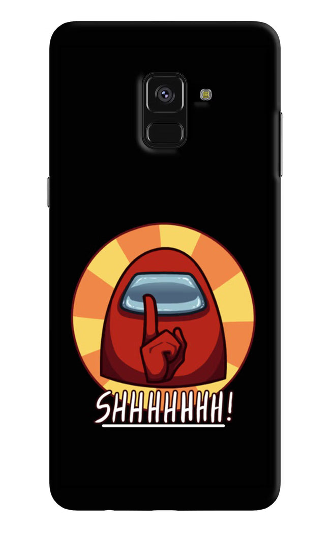 Among Us Shhh! Samsung A8 plus Hard Case Back Cover by Casekaro