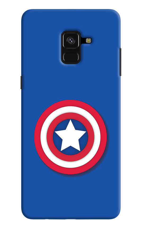 Shield Samsung A8 plus Hard Case Back Cover by Casekaro