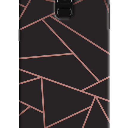 Geometric Pattern Samsung A8 plus Hard Case Back Cover by Casekaro