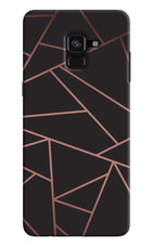 Geometric Pattern Samsung A8 plus Hard Case Back Cover by Casekaro