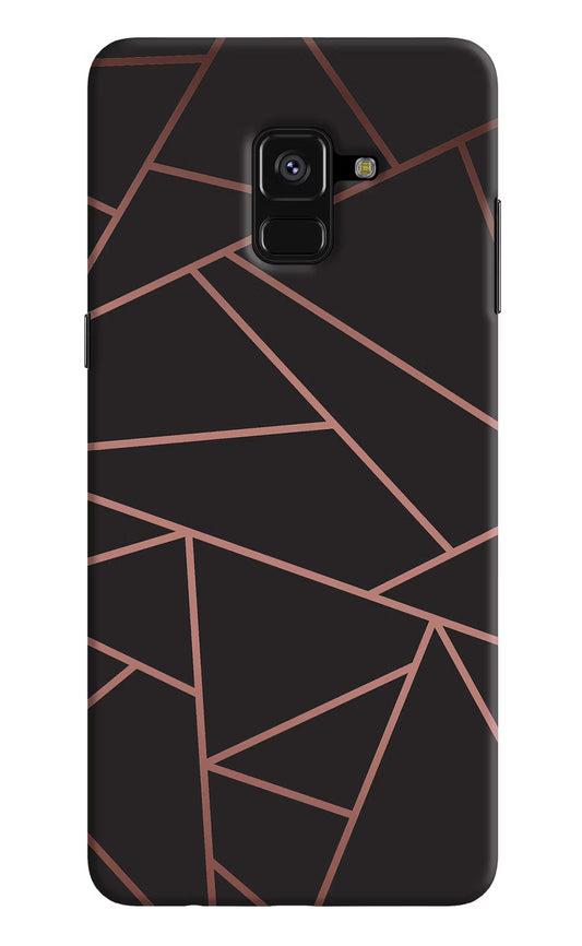 Geometric Pattern Samsung A8 plus Hard Case Back Cover by Casekaro