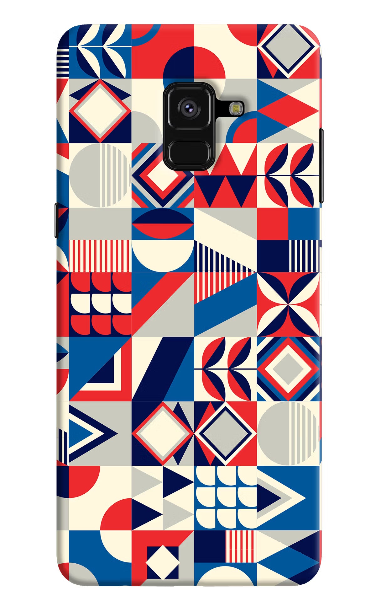 Colorful Pattern Samsung A8 plus Hard Case Back Cover by Casekaro