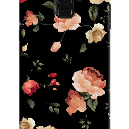 Flowers Samsung A8 plus Hard Case Back Cover by Casekaro
