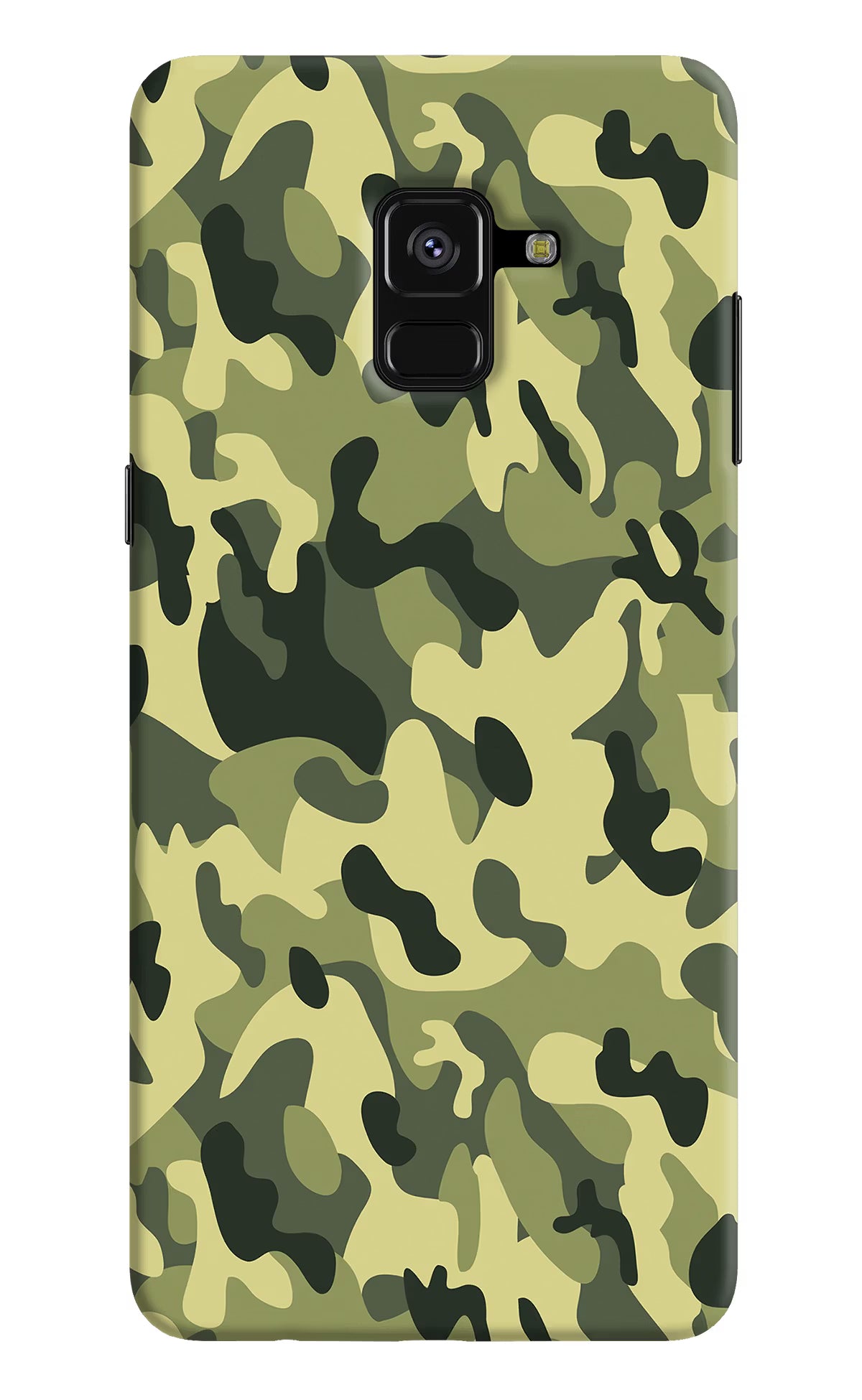 Camouflage Samsung A8 plus Hard Case Back Cover by Casekaro