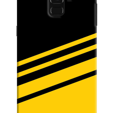 Yellow Shades Samsung A8 plus Hard Case Back Cover by Casekaro