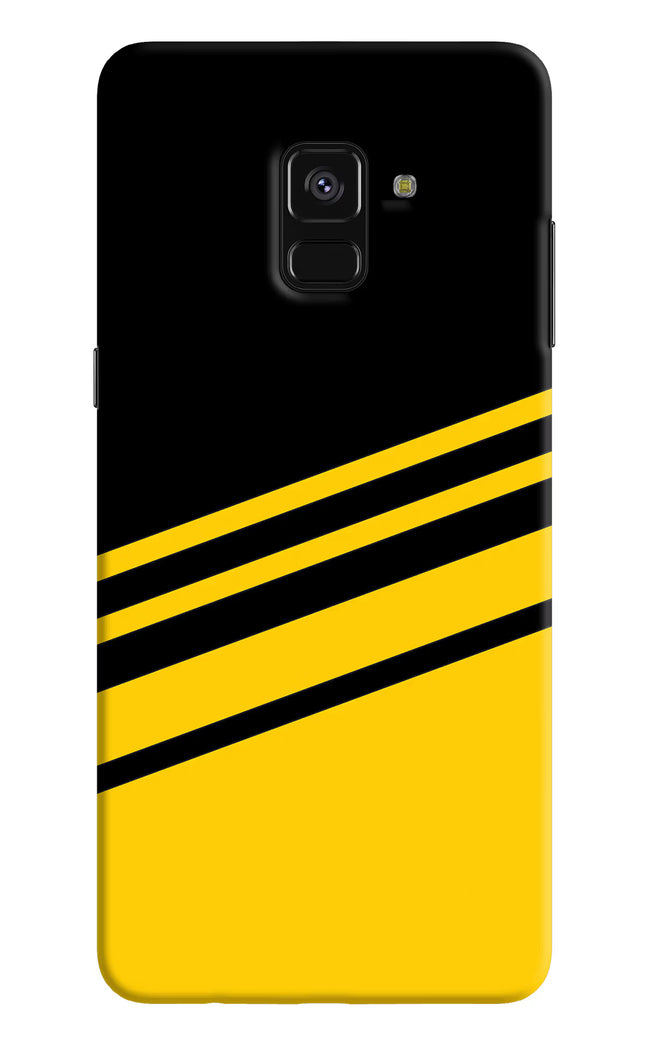 Yellow Shades Samsung A8 plus Hard Case Back Cover by Casekaro