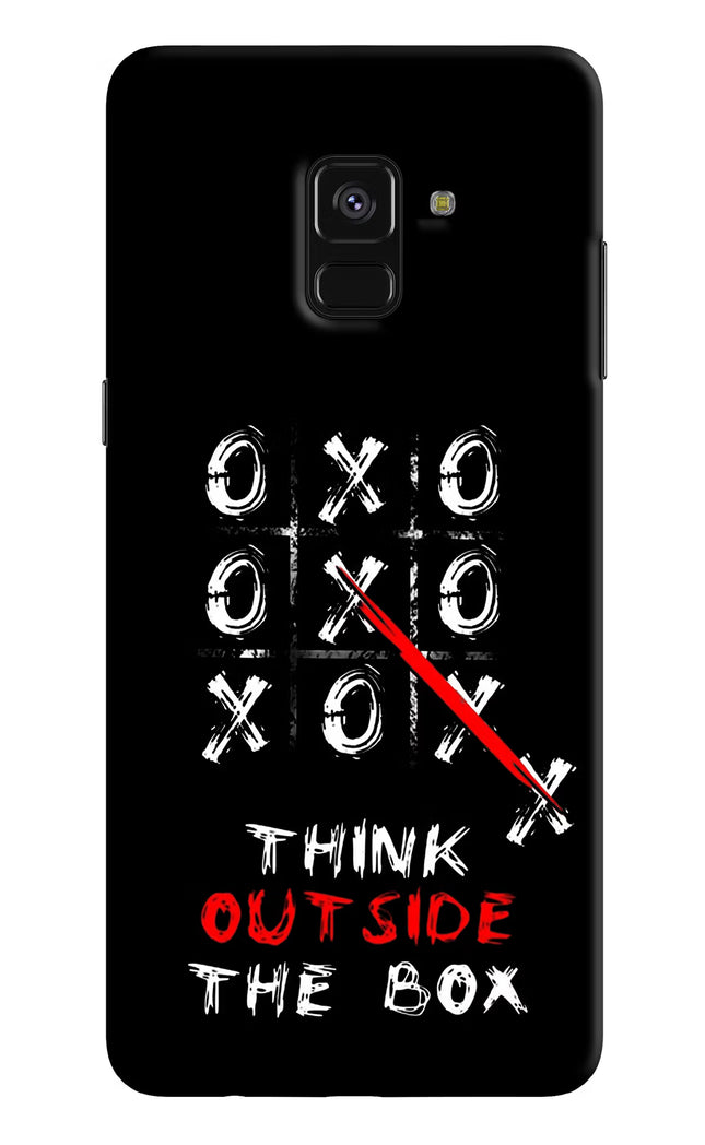 Think out of the BOX Samsung A8 plus Hard Case Back Cover by Casekaro