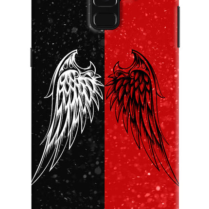 Wings Samsung A8 plus Hard Case Back Cover by Casekaro