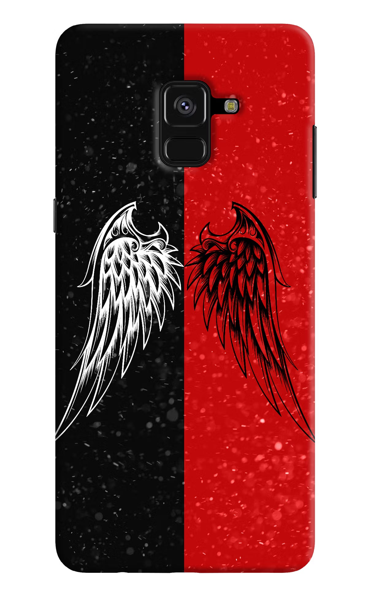 Wings Samsung A8 plus Hard Case Back Cover by Casekaro