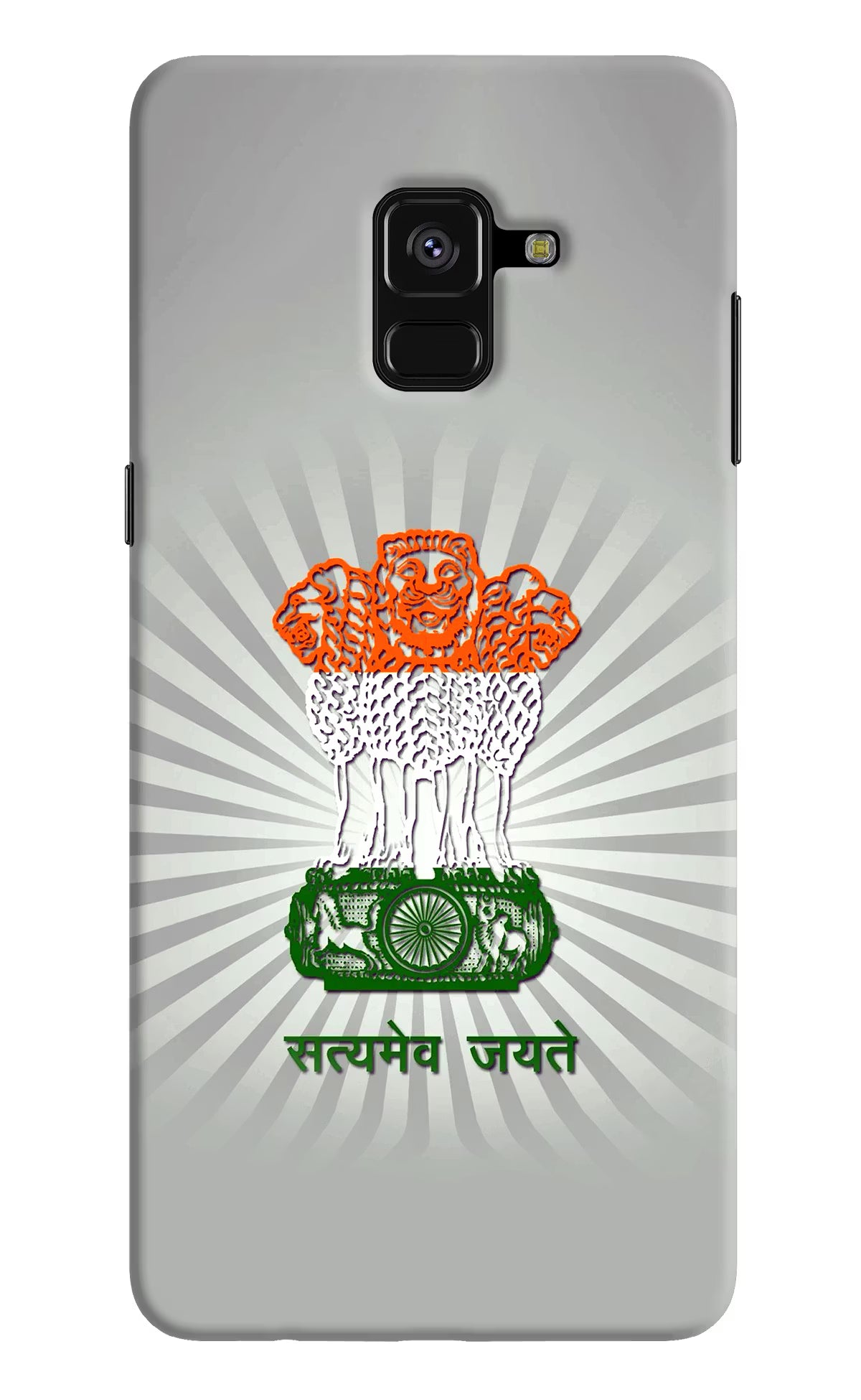Satyamev Jayate Art Samsung A8 plus Hard Case Back Cover by Casekaro