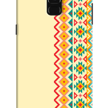 Ethnic Seamless Samsung A8 plus Hard Case Back Cover by Casekaro