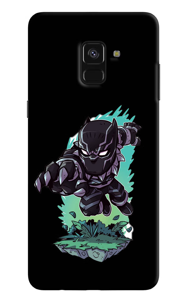 Black Panther Samsung A8 plus Hard Case Back Cover by Casekaro