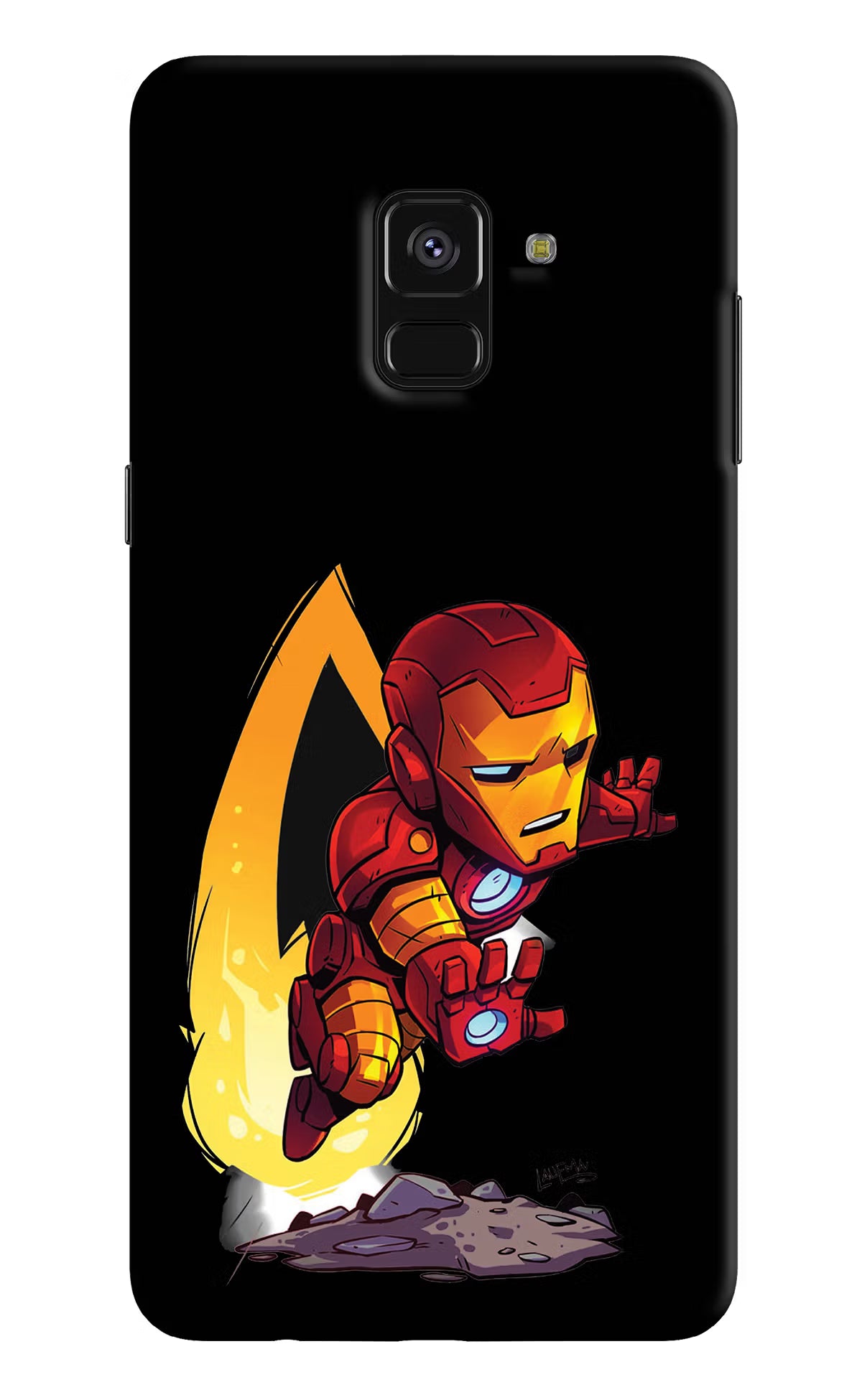 IronMan Samsung A8 plus Hard Case Back Cover by Casekaro