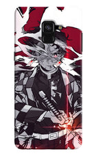 Demon Slayer Samsung A8 plus Hard Case Back Cover by Casekaro