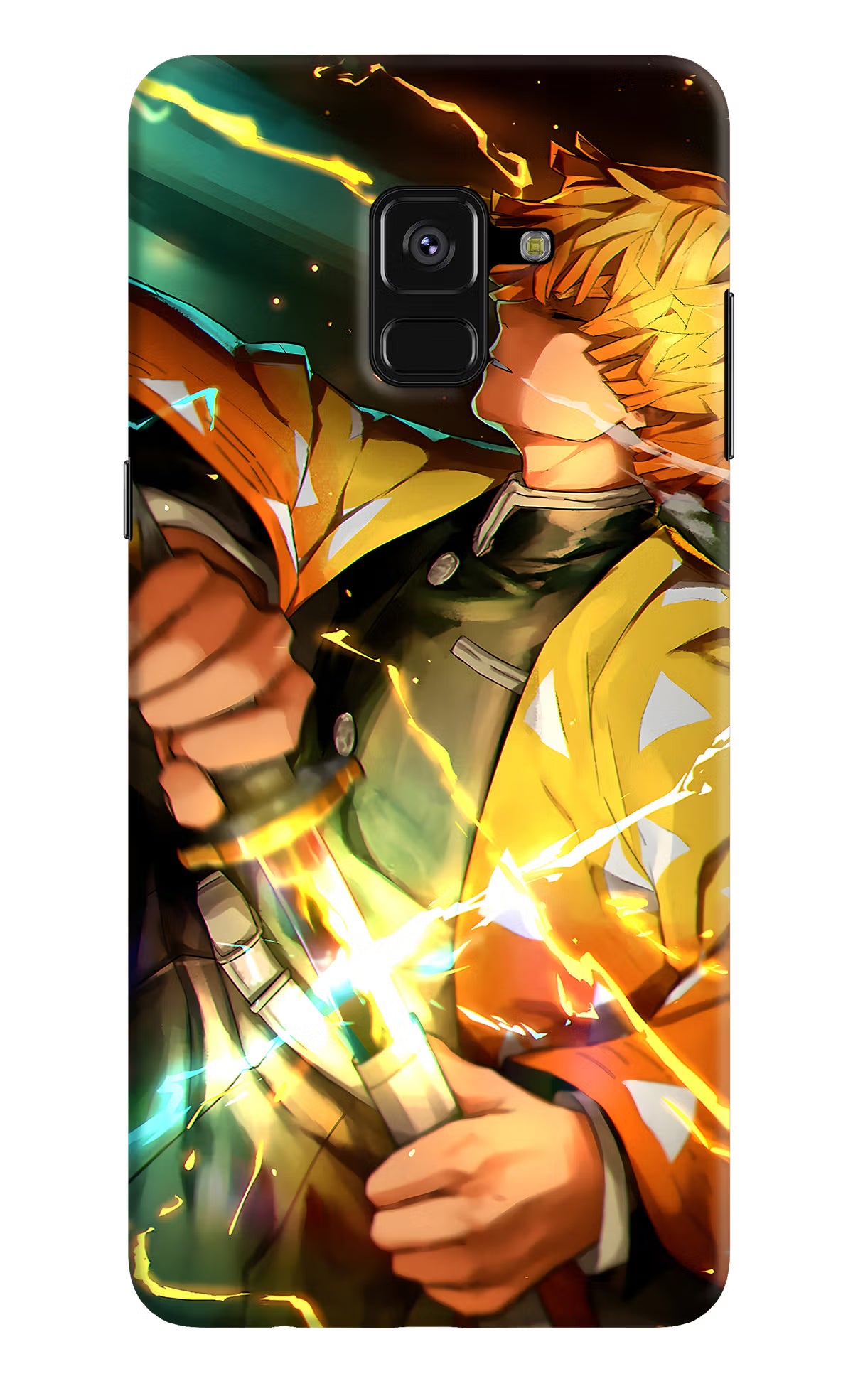 Demon Slayer Samsung A8 plus Hard Case Back Cover by Casekaro
