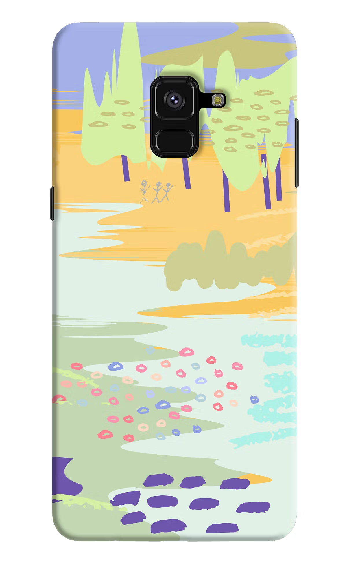 Scenery Samsung A8 plus Hard Case Back Cover by Casekaro