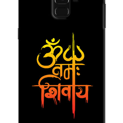 Om Namah Shivay Samsung A8 plus Hard Case Back Cover by Casekaro