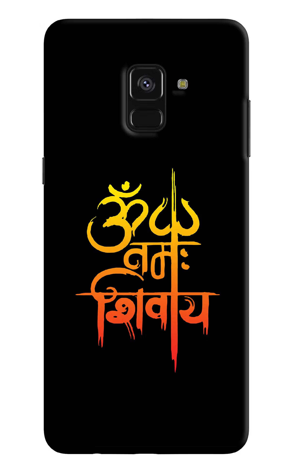 Om Namah Shivay Samsung A8 plus Hard Case Back Cover by Casekaro