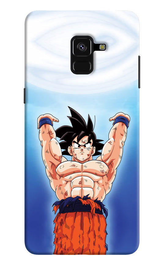 Goku Power Samsung A8 plus Hard Case Back Cover by Casekaro