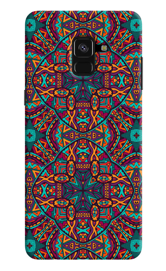 Colour Mandala Samsung A8 plus Hard Case Back Cover by Casekaro