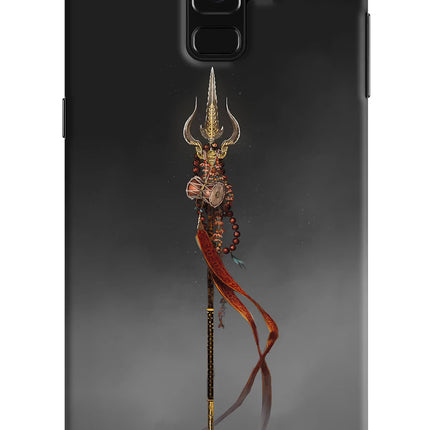 Shiv Trishul Samsung A8 plus Hard Case Back Cover by Casekaro
