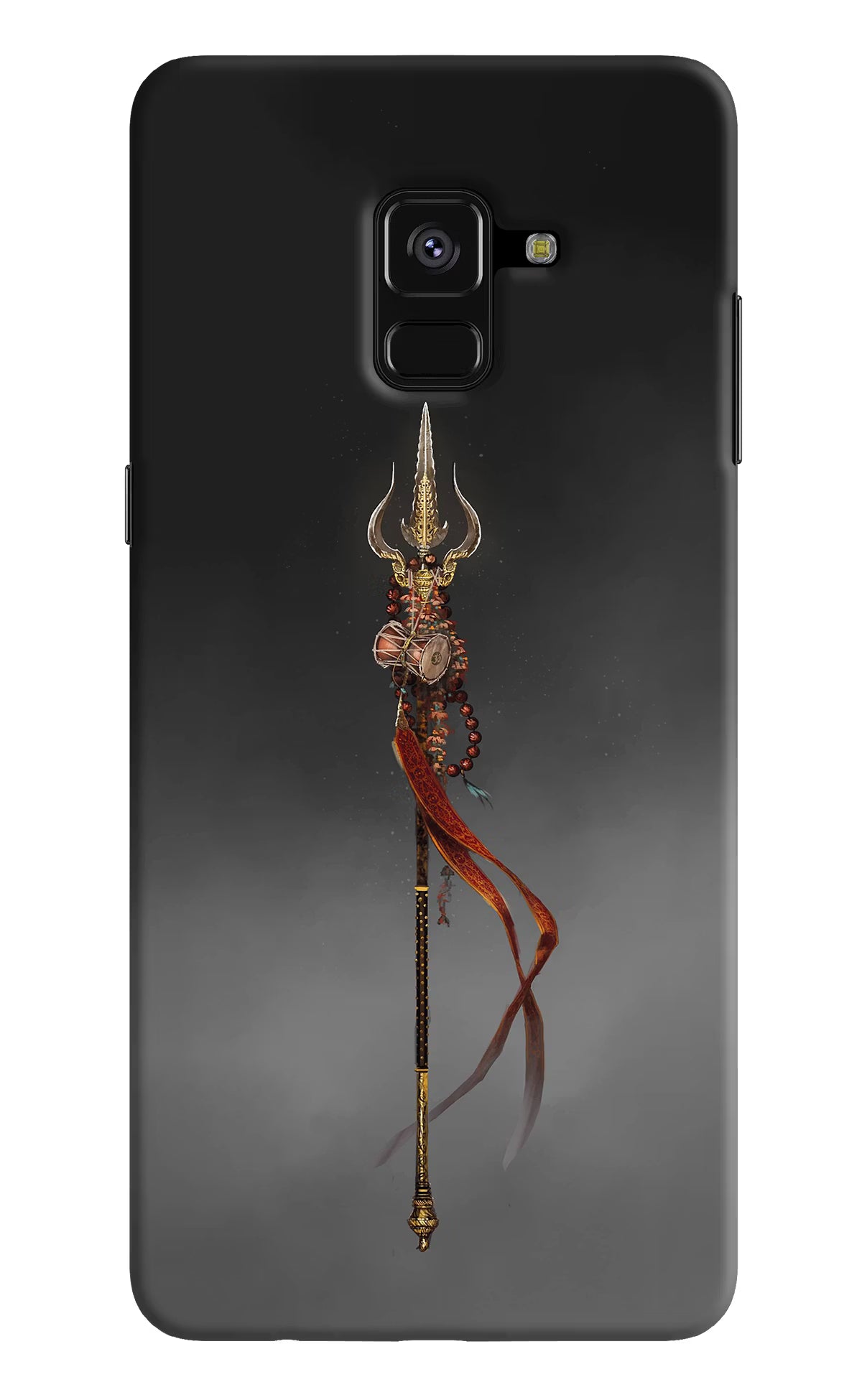 Shiv Trishul Samsung A8 plus Hard Case Back Cover by Casekaro
