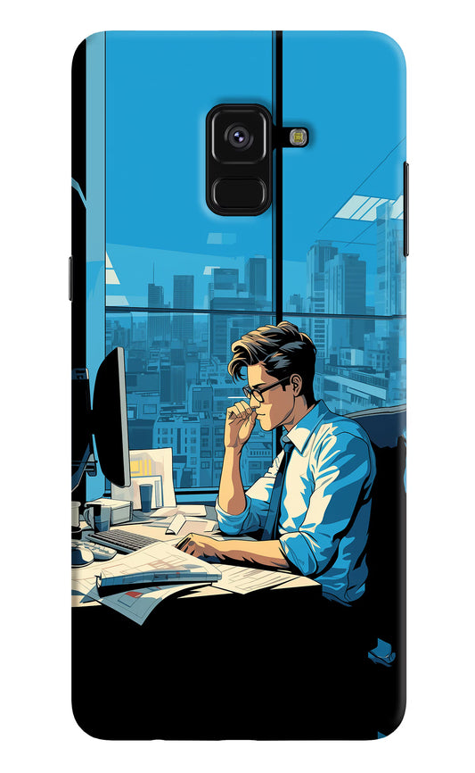 Focused Hustler (AI Generated) Samsung A8 plus Hard Case Back Cover by Casekaro