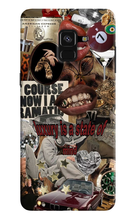 Luxury Samsung A8 plus Hard Case Back Cover by Casekaro
