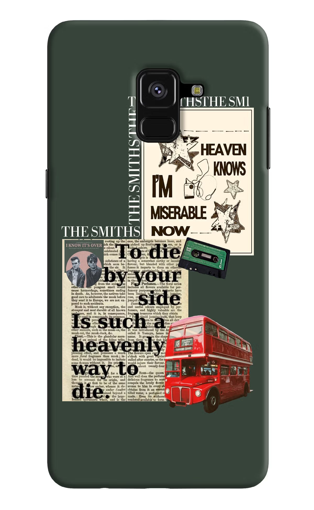 The Smiths Samsung A8 plus Hard Case Back Cover by Casekaro