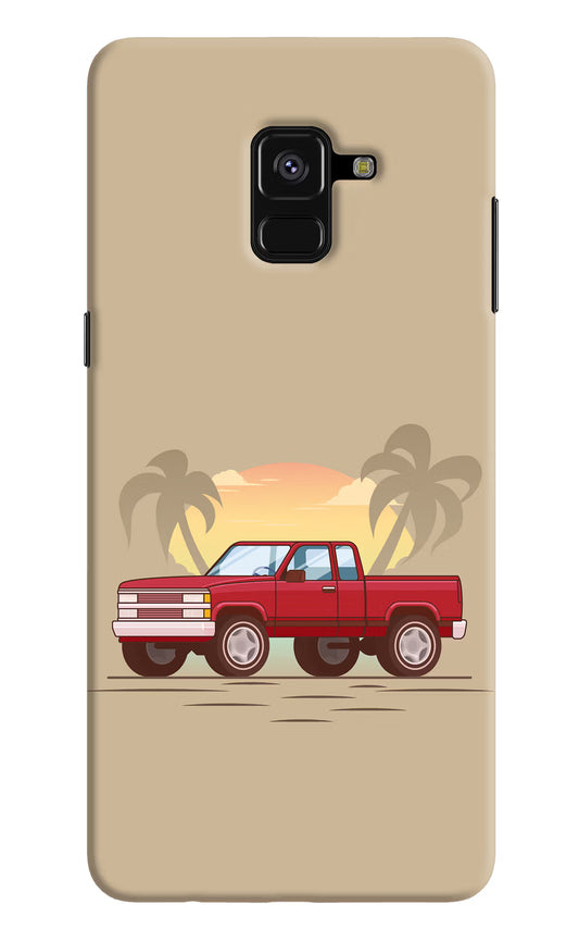 Desert Classic Drive Samsung A8 plus Hard Case Back Cover by Casekaro