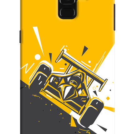 Track King Samsung A8 plus Hard Case Back Cover by Casekaro