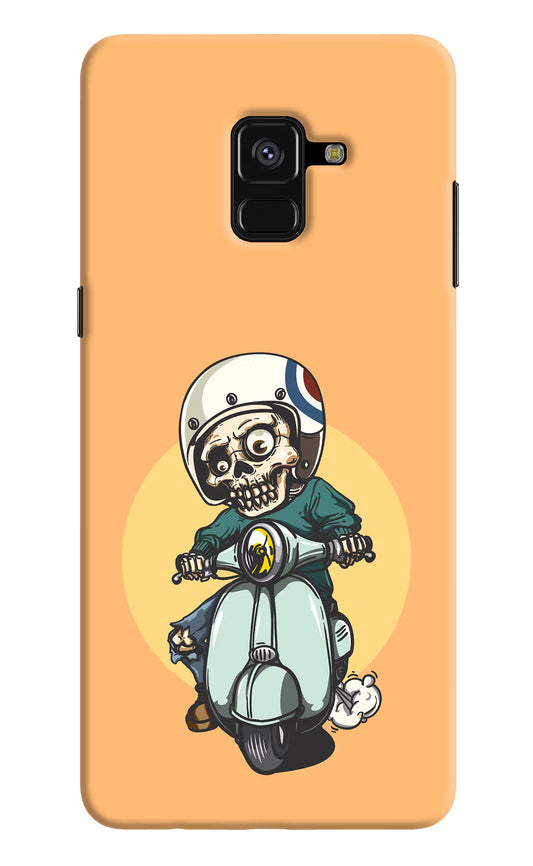 Undead Biker Samsung A8 plus Hard Case Back Cover by Casekaro