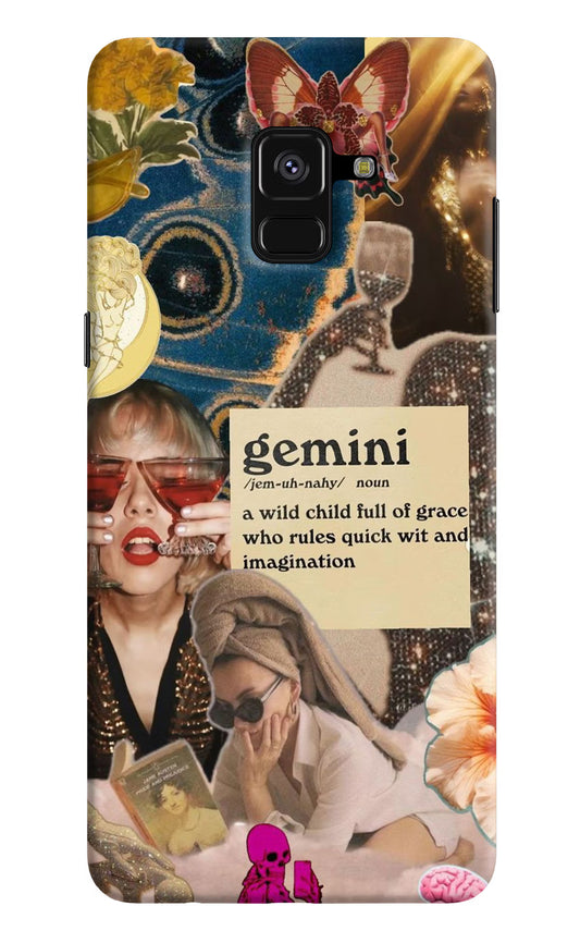 Gemini Zodiac Samsung A8 plus Hard Case Back Cover by Casekaro