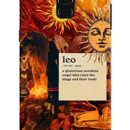 Leo Zodiac Samsung A8 plus Hard Case Back Cover by Casekaro