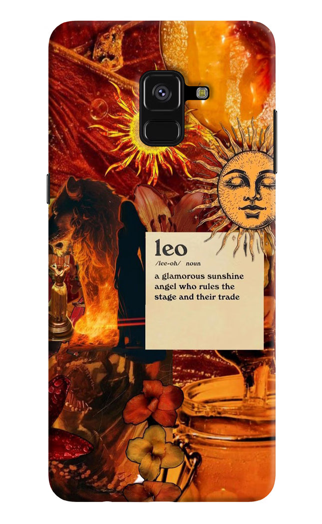 Leo Zodiac Samsung A8 plus Hard Case Back Cover by Casekaro