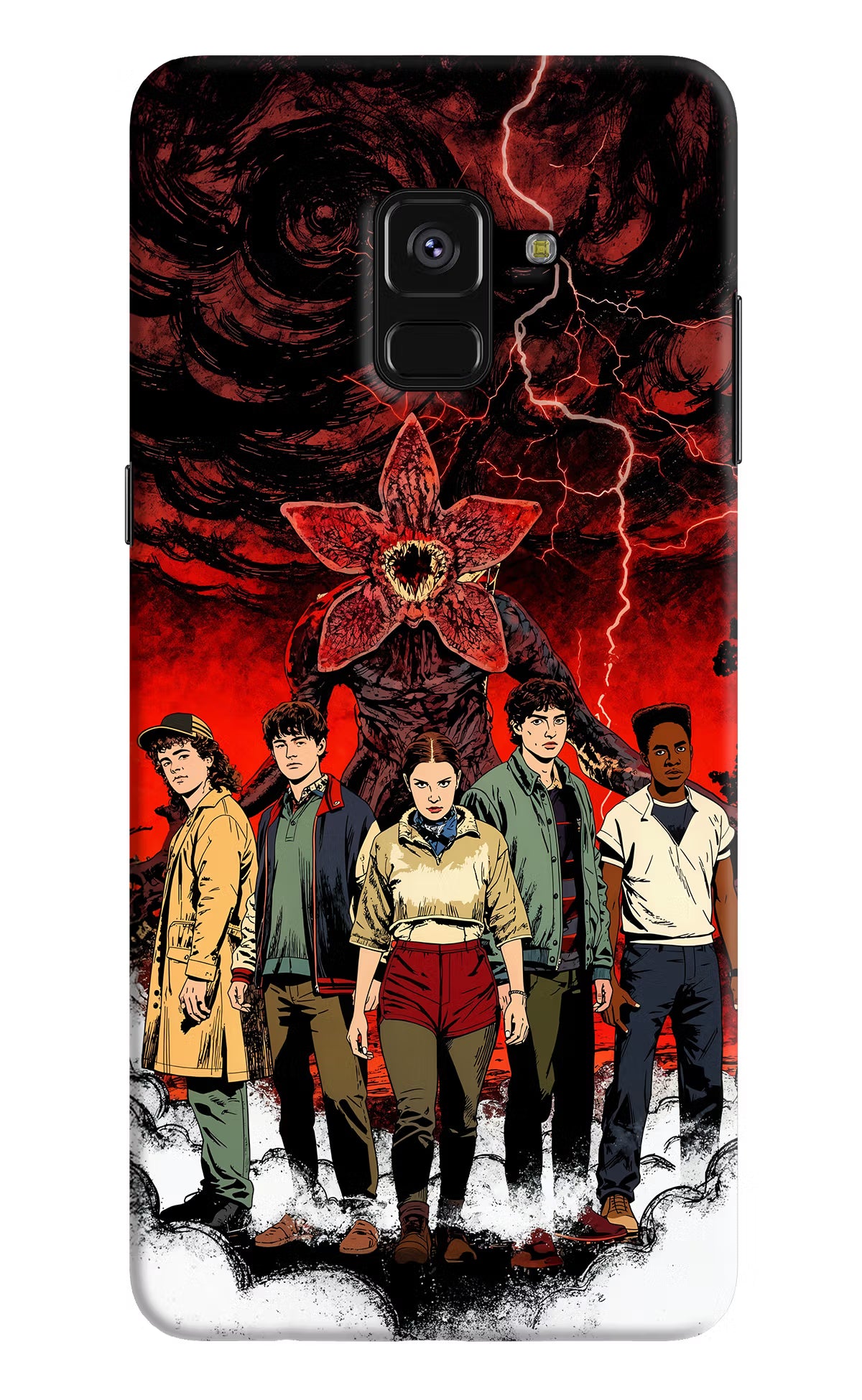 Ordinary Things Characters Samsung A8 plus Hard Case Back Cover by Casekaro