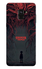 Ordinary Things Dark Side Samsung A8 plus Hard Case Back Cover by Casekaro