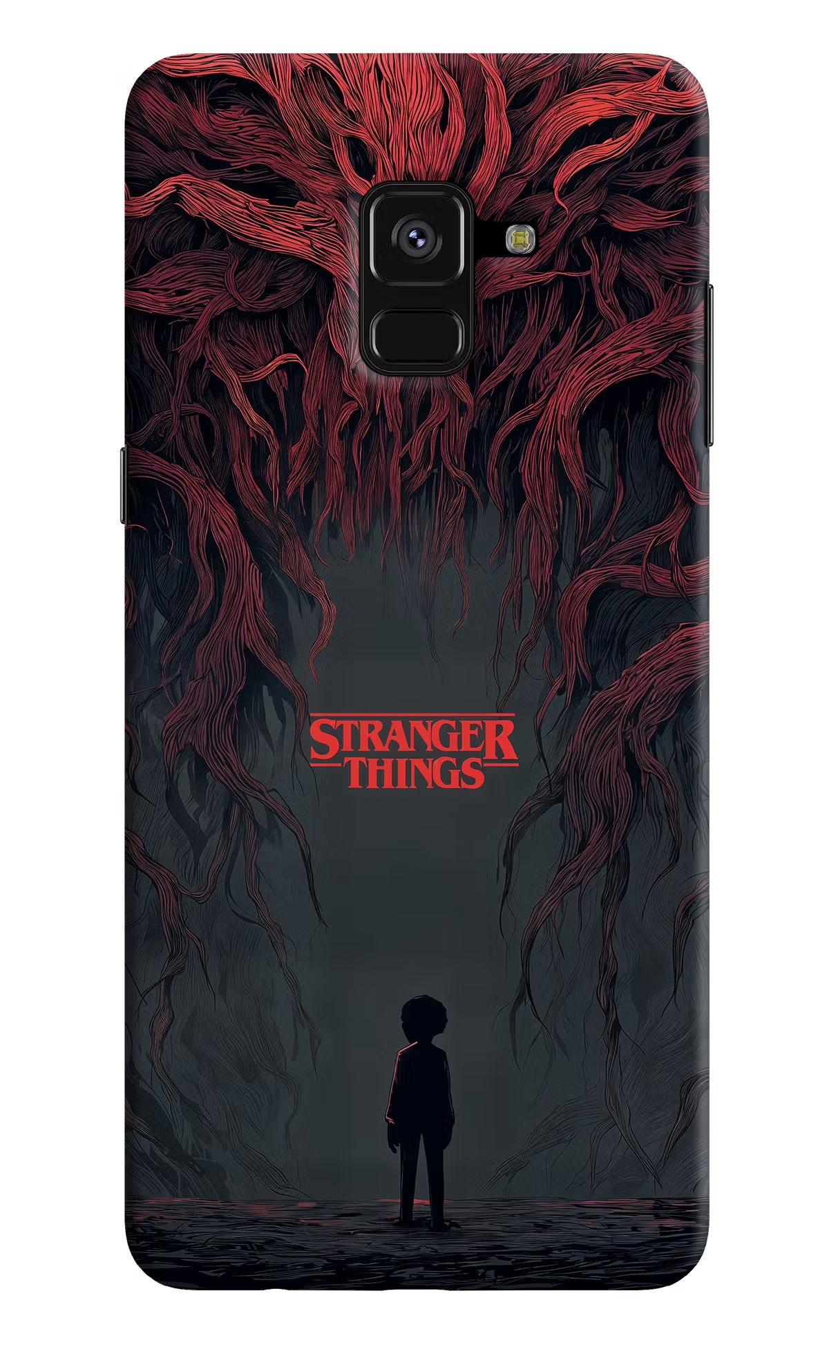 Ordinary Things Dark Side Samsung A8 plus Hard Case Back Cover by Casekaro