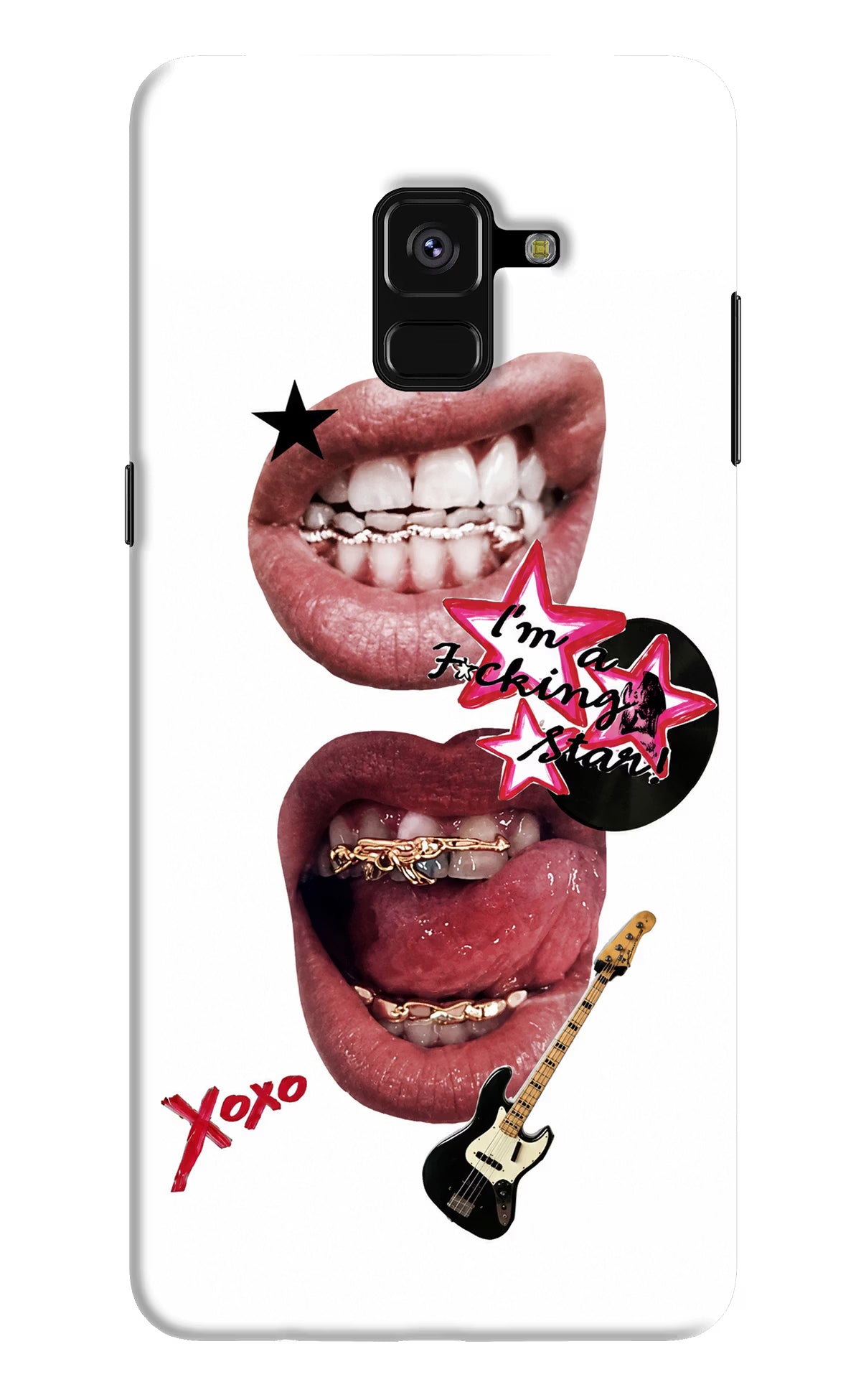 Rockstar Samsung A8 plus Back Cover