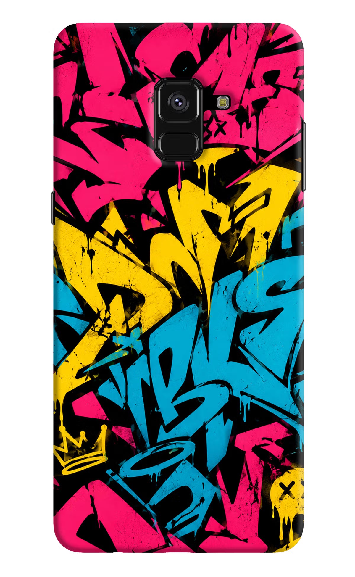 Graffiti Vibe Samsung A8 plus Back Cover