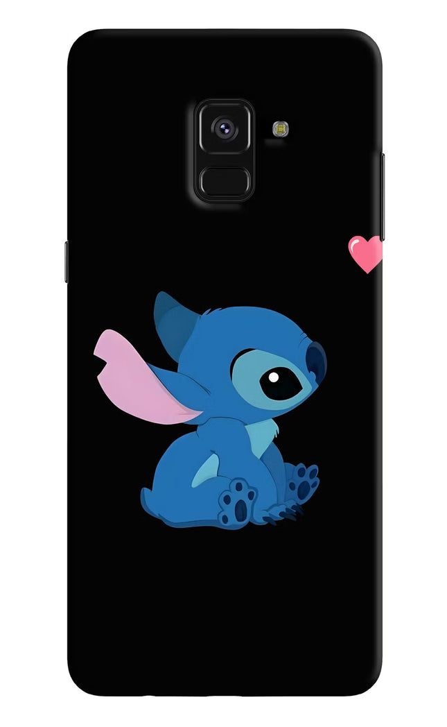 Stitch Crush Samsung A8 plus Hard Case Back Cover by Casekaro