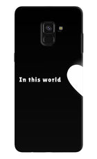 This World Samsung A8 plus Hard Case Back Cover by Casekaro