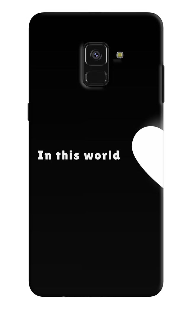 This World Samsung A8 plus Hard Case Back Cover by Casekaro