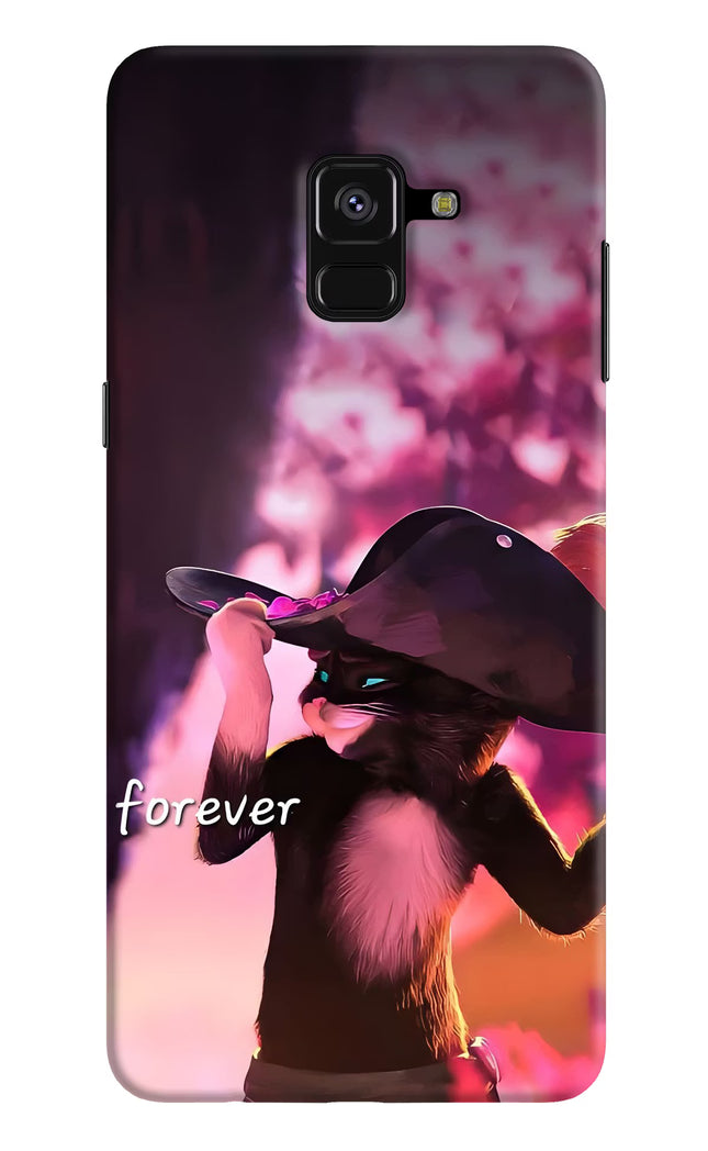 Forever Cat Samsung A8 plus Hard Case Back Cover by Casekaro